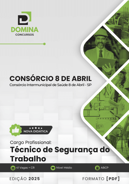 Apostila Técnico de Segurança do Trabalho Consórcio Saúde 8 de Abril SP 2025