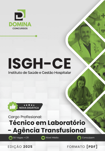 Apostila Técnico Laboratório Agência Transfusional ISGH CE 2025