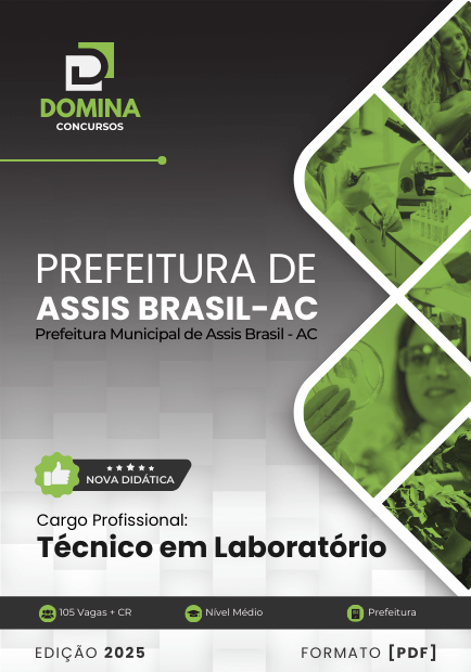 Apostila Técnico em Laboratório Assis Brasil AC 2025
