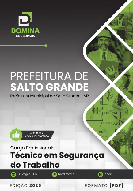 Apostila Técnico em Segurança do Trabalho Salto Grande SP 2025