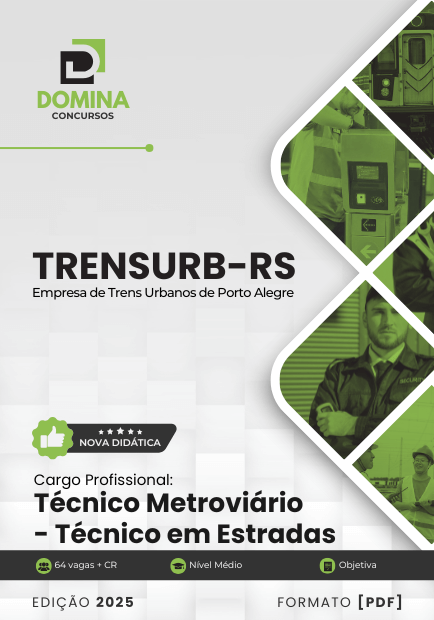 Apostila Técnico Metroviário Técnico em Estradas TRENSURB RS 2025