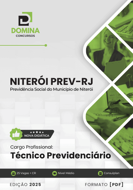 Apostila Técnico Previdenciário Niterói PREV RJ 2025
