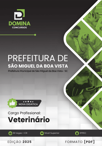 Apostila Veterinário São Miguel da Boa Vista SC 2025