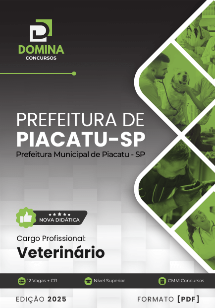 Apostila Veterinário Piacatu SP 2025
