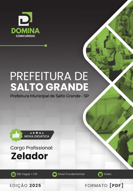 Apostila Zelador Salto Grande SP 2025