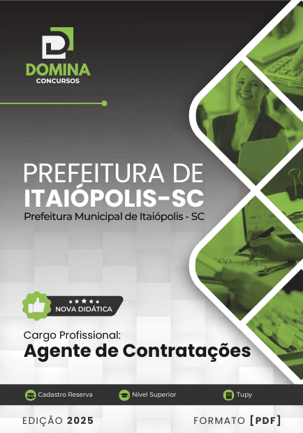Apostila Agente de Contratações Itaiópolis SC 2025