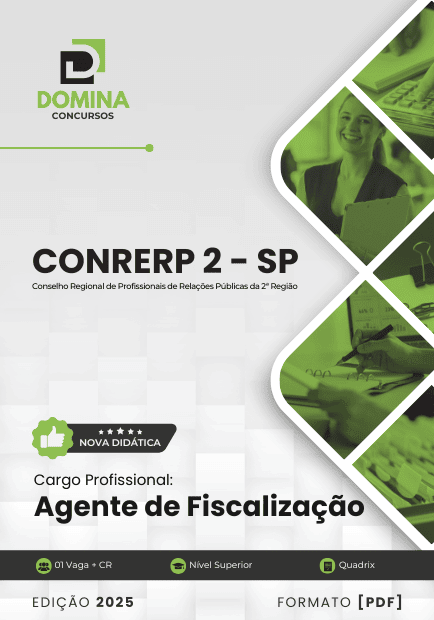Apostila Agente de Fiscalização CONRERP 2 SP 2025