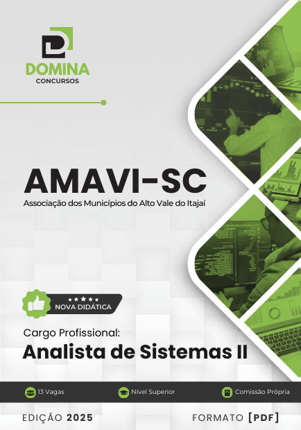 Apostila Analista de Sistemas AMAVI SC 2025