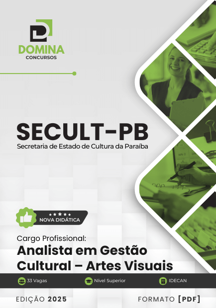 Apostila Analista em Gestão Cultural Artes Visuais SECULT PB 2025