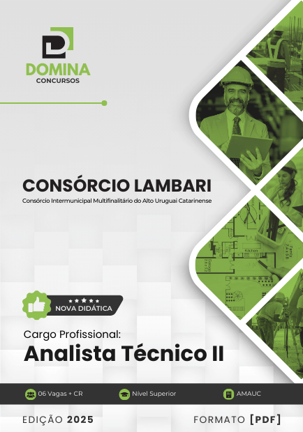 Apostila Analista Técnico II Consórcio Lambari SC 2025