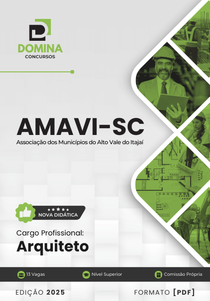 Apostila Arquiteto AMAVI SC 2025