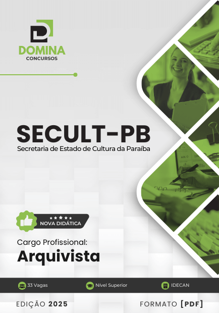 Apostila Arquivista SECULT PB 2025