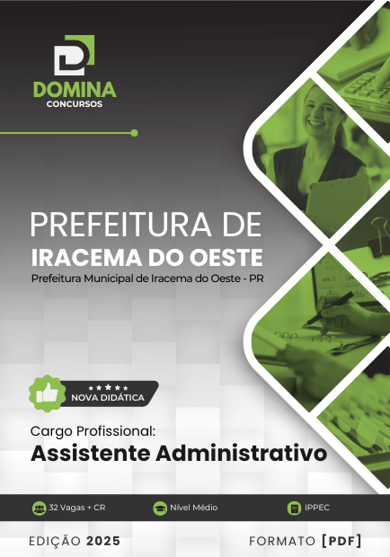 Apostila Assistente Administrativo Iracema do Oeste PR 2025