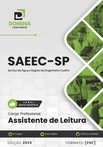 Apostila Assistente de Leitura SAEEC Engenheiro Coelho SP 2025