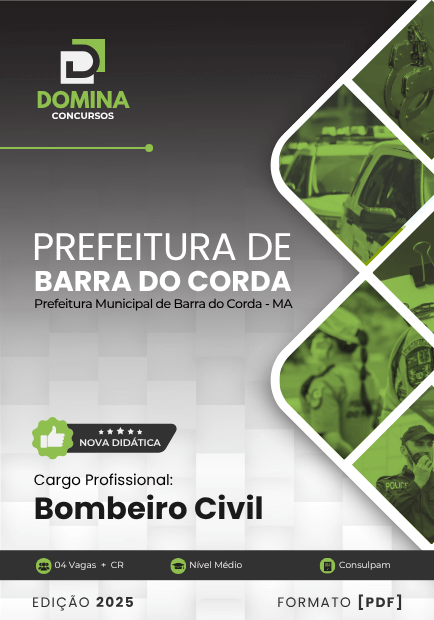 Apostila Bombeiro Civil Barra do Corda MA 2025