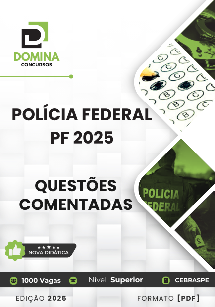 300 Questões Comentadas Polícia Federal 2025