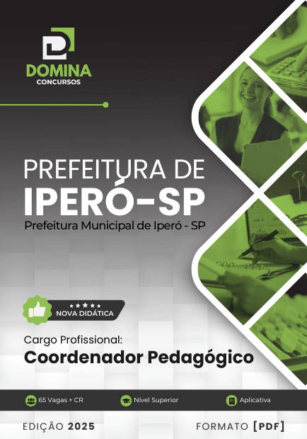 Apostila Coordenador Pedagógico Iperó SP 2025