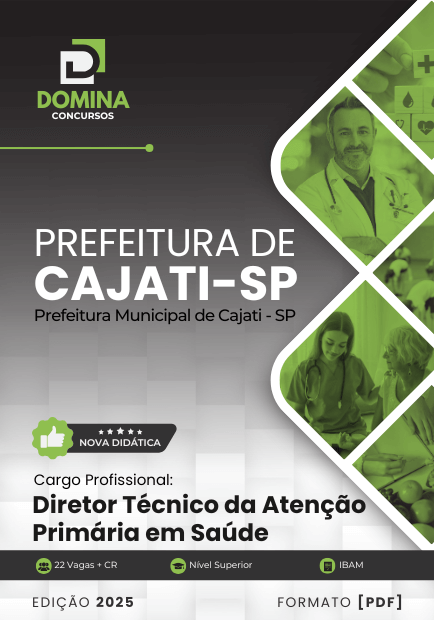 Apostila Diretor Técnico APS Cajati SP 2025