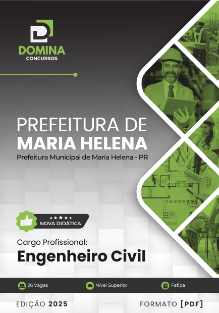 Apostila Engenheiro Civil Maria Helena PR 2025