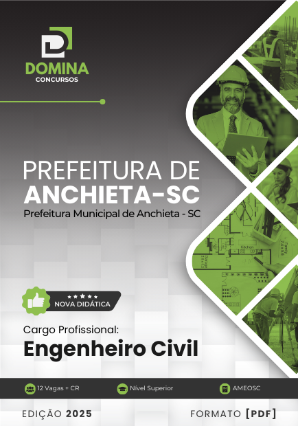 Apostila Engenheiro Civil Anchieta SC 2025