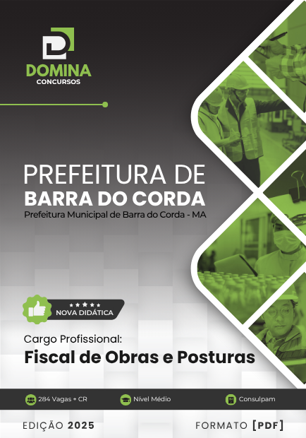 Apostila Fiscal de Obras e Posturas Barra do Corda MA 2025
