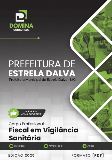 Apostila Fiscal em Vigilância Sanitária Estrela Dalva MG 2025