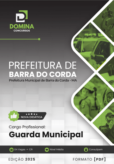 Apostila Guarda Municipal Barra do Corda MA 2025