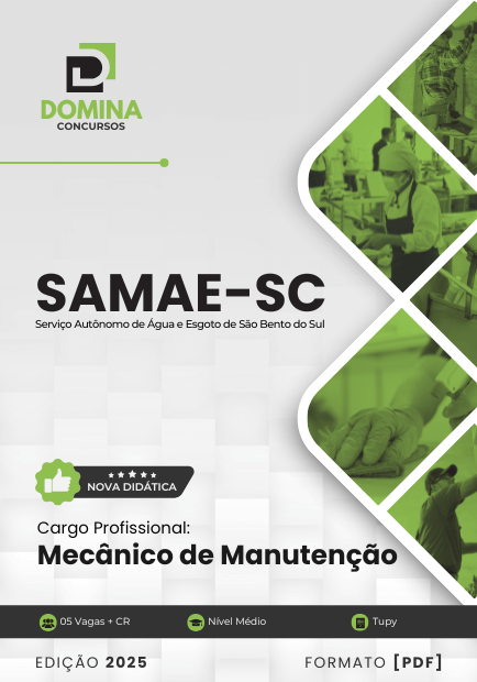 Apostila Mecânico de Manutenção SAMAE São Bento do Sul SC 2025