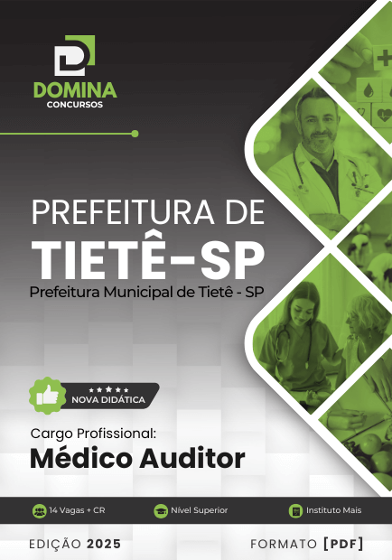 Apostila Médico Auditor Tietê SP 2025