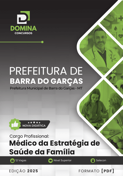 Apostila Médico Saúde da Família Barra do Garças MT 2025