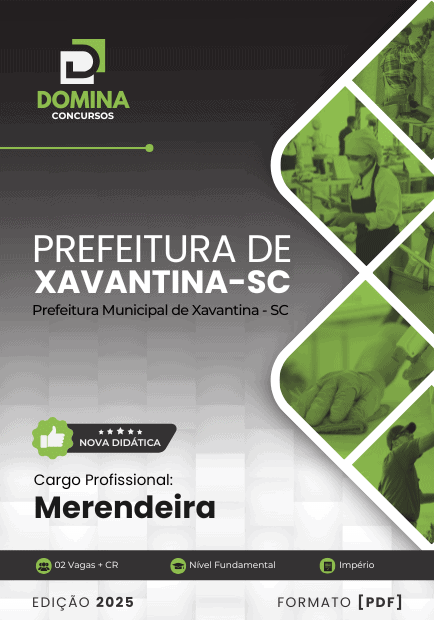 Apostila Merendeira Xavantina SC 2025