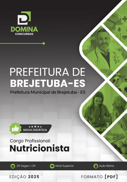 Apostila Nutricionista Brejetuba ES 2025