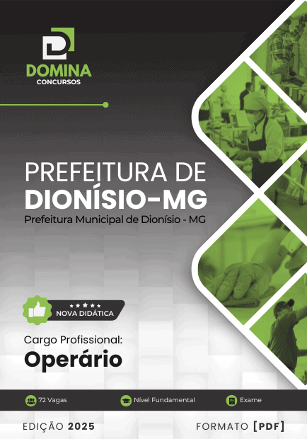 Apostila Operário Dionísio MG 2025
