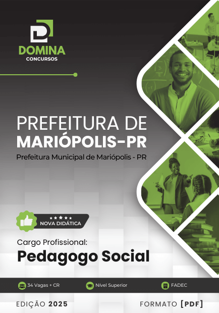 Apostila Pedagogo Social Mariópolis PR 2025