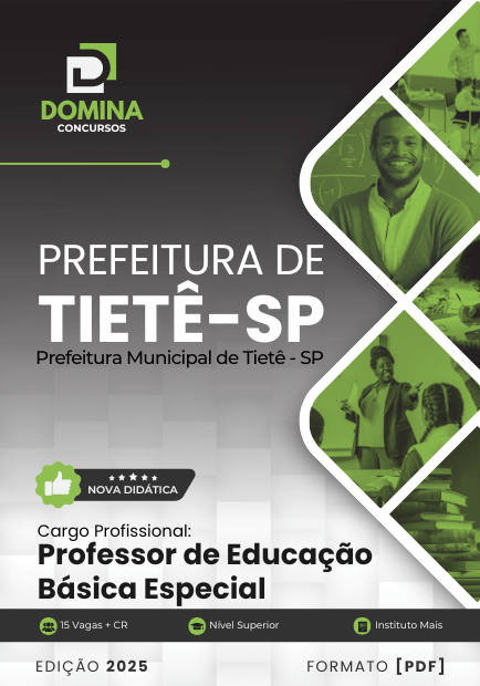 Apostila Professor de Educação Especial Tietê SP 2025