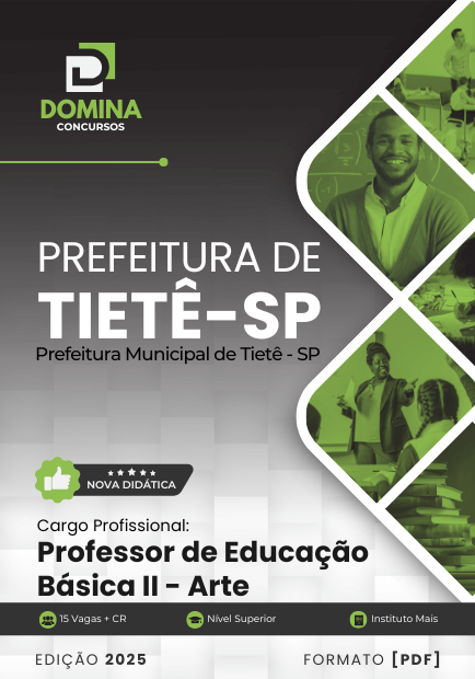 Apostila Professor de Arte Tietê SP 2025