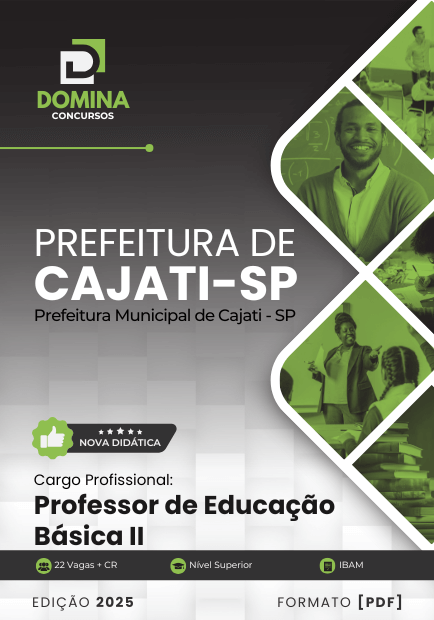Apostila Professor de Educação Básica II Cajati SP 2025
