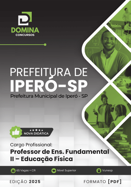 Apostila Professor de Educação Física Iperó SP 2025