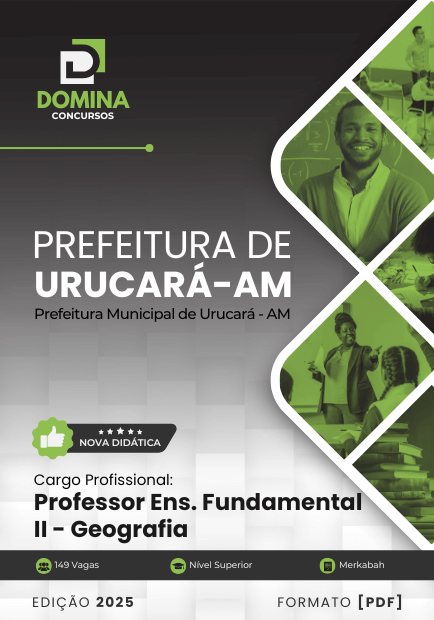 Apostila Professor II Geografia Urucará AM 2025