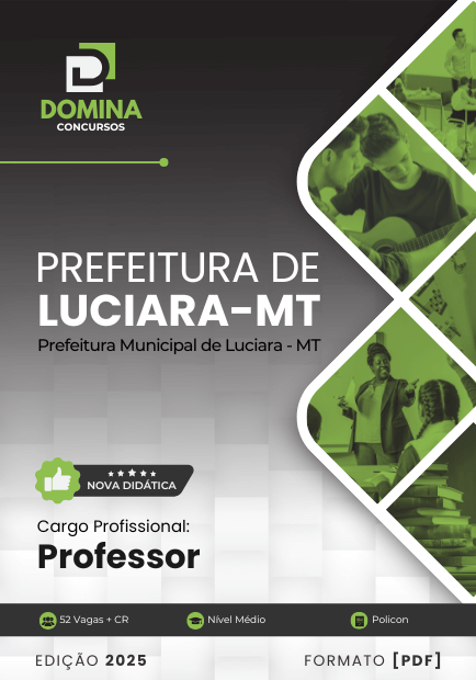 Apostila Professor Nível Médio Luciara MT 2025