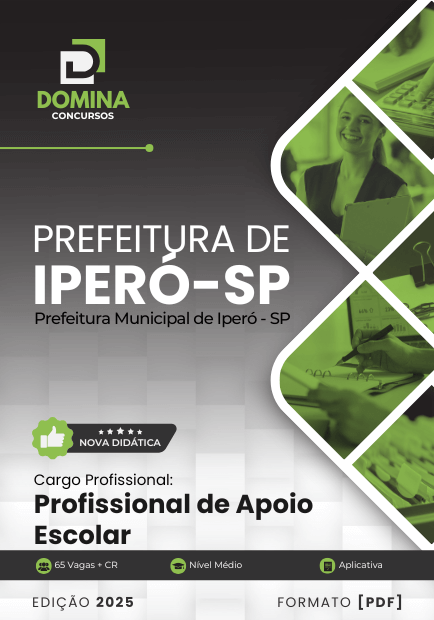Apostila Profissional de Apoio Escolar Iperó SP 2025