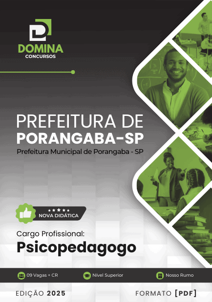 Apostila Psicopedagogo Porangaba SP 2025