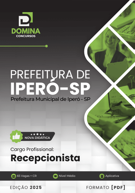 Apostila Recepcionista Iperó SP 2025