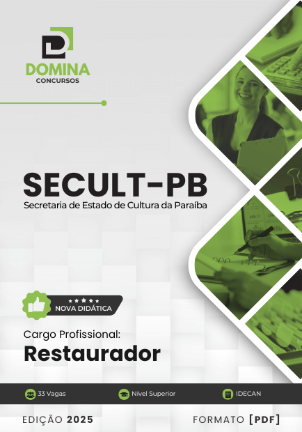 Apostila Restaurador SECULT PB 2025