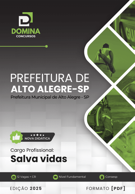 Apostila Salva Vidas Alto Alegre SP 2025