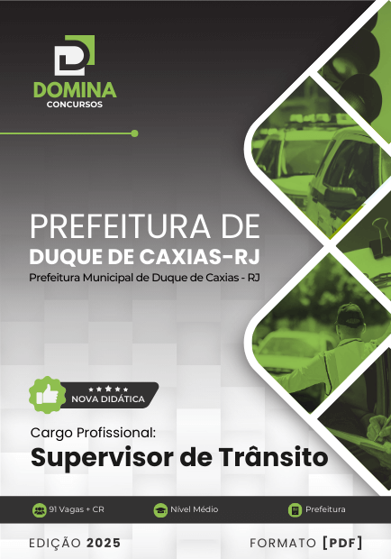 Apostila Supervisor de Trânsito Duque de Caxias RJ 2025