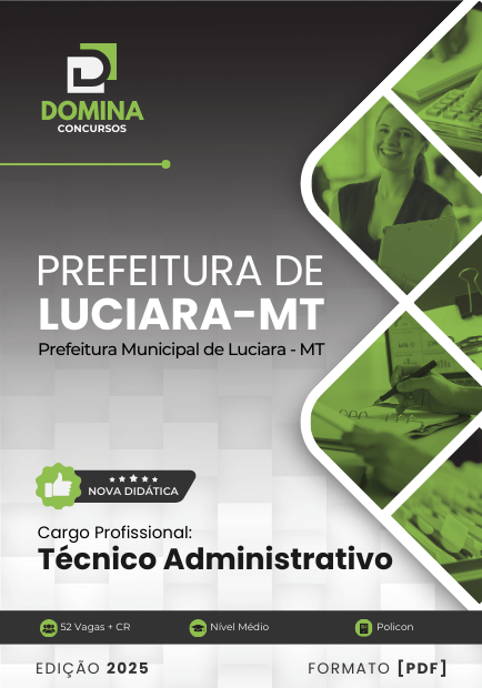 Apostila Técnico Administrativo Luciara MT 2025