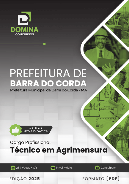 Apostila Técnico em Agrimensura Barra do Corda MA 2025