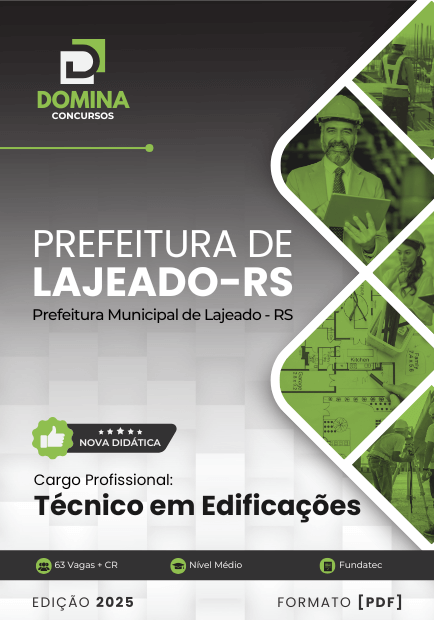 Apostila Técnico em Edificações Lajeado RS 2025