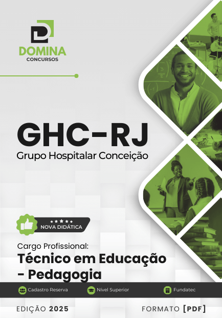 Apostila Técnico em Educação Pedagogia GHC RJ 2025